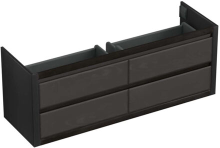 Forzalaqua Gela onderkast 160cm 4 lades black oiled