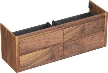 Forzalaqua Gela onderkast 160cm 4 lades pure walnut