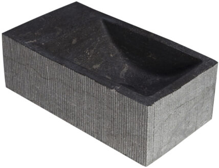 Forzalaqua Kalmar XS Hardsteen Gefrijnd Met Kraangat Links 29X16X10 cm Antraciet