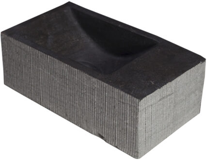 Forzalaqua Kalmar XS Hardsteen Gefrijnd Met Kraangat Rechts 29X16X10 cm Antraciet