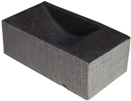 Forzalaqua Kalmar XS Hardsteen Gefrijnd Zonder Kraangat Rechts 29X16X10 cm Antraciet