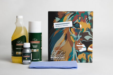 Forzalaqua Onderhoudsset Eiken Forzalaqua Schuurspons, Doek & Olie Silver Grey