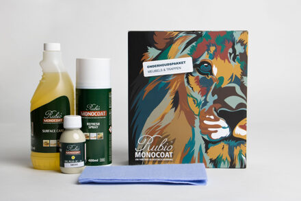 Forzalaqua Onderhoudsset Eiken Forzalaqua Schuurspons, Doek & Olie Smoke