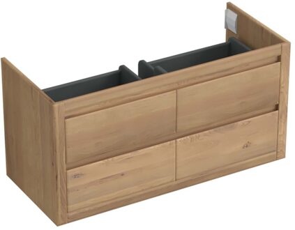 Forzalaqua Onderkast Forzalaqua Gela 120x51x60 Cm 4 Softclose Lades Eiken Oyster