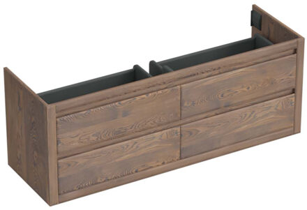 Forzalaqua Onderkast Forzalaqua Gela 160x51x60 Cm 4 Softclose Lades Eiken Havanna Bruin