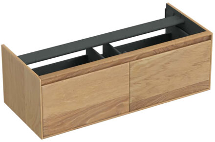 Forzalaqua Onderkast Forzalaqua Reno 120x51x40 cm 2 Lades Softclose Eiken Smoke Forzalaqua