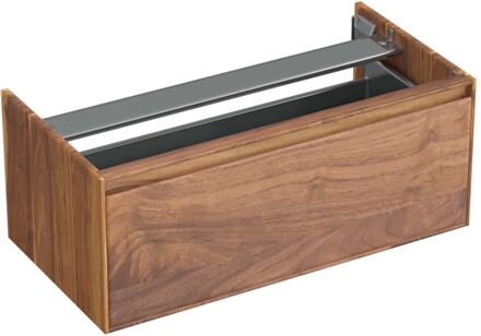 Forzalaqua Onderkast Forzalaqua Reno 2.0 100x51x40 Cm 1 La Softclose Noten Pure Walnut Bruin