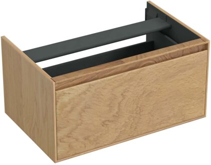 Forzalaqua Onderkast Forzalaqua Reno 80x51x40 cm 1 La Softclose Eiken Smoke Forzalaqua