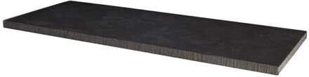 Forzalaqua Plateau Hardsteen Gefrijnd 140,5x51,5x3 cm Antraciet