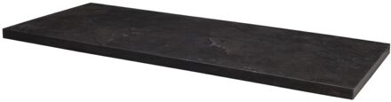 Forzalaqua Plateau Hardsteen Gezoet 160,5x51,5x3 cm Antraciet