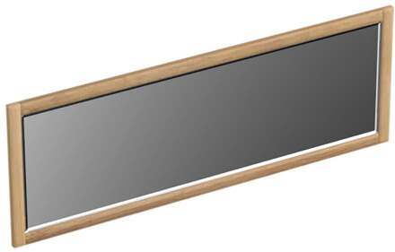 Forzalaqua Spiegel Forzalaqua Gela 140x2x50 Cm Eiken Smoke