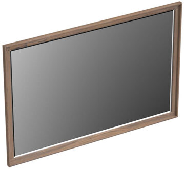 Forzalaqua Spiegel Forzalaqua Reno 120x2x80 Cm Eiken Havanna Wit Chroom