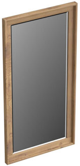 Forzalaqua Spiegel Forzalaqua Reno Rechthoek 40x2x80 Cm Eiken Oyster Bruin