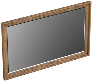Forzalaqua Spiegel Forzalaqua Reno Rechthoek 80x2x50 Cm Eiken Castle Brown Bruin