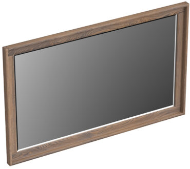 Forzalaqua Spiegel Forzalaqua Reno Rechthoek 80x2x50 Cm Eiken Havanna Bruin