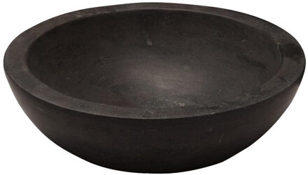 Forzalaqua Waskom Forzalaqua Roma Hardsteen Gezoet Rond Gepolijst 40x15 cm Antraciet