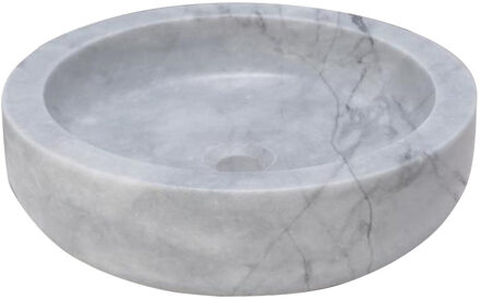 Forzalaqua Waskom Forzalaqua Verona Carrara Rond Gepolijst 40x12x cm