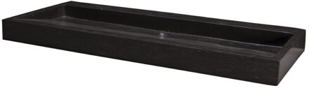 Forzalaqua Wastafel Forzalaqua Oslo Hardsteen Gezoet Met Kraangat 100,5x51,5x9,5 cm Antraciet