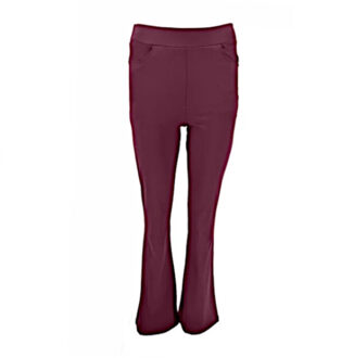 Fos broek babs uni travel bordeaux Rood - L
