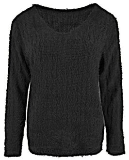 Fos trui bella chenille - Zwart - L