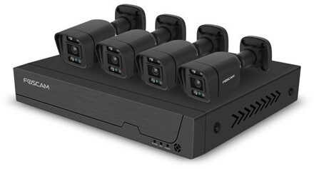 Foscam PoE Kit FN9108E-B4-2T beveiligingsset Beveiligingscamera