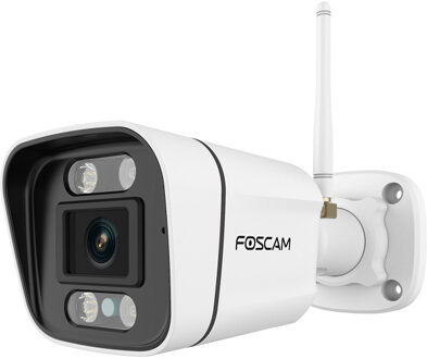 Foscam V5P, 3K/5MP Dual-Band WiFi camera met geluid- en lichtalarm Beveiligingscamera
