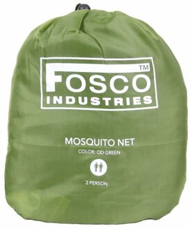 Fosco Industries Groene 2-persoons muskietennetten - Klamboes
