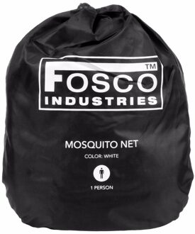Fosco Industries Muskietennet 1 persoon wit - Klamboes