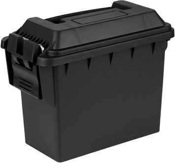 Fosco Industries opbergbox - zwart - 3 liter - 22 x 11 x 17 cm
