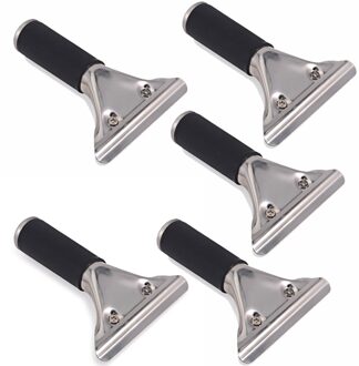 Foshio 3/5Pcs Bluemax Rubber Schraper Bladen Schop Handvat Window Tint Glas Wassen Schoonmaken Tool Carbon Film Wikkelen auto Zuigmond 5stk Handles