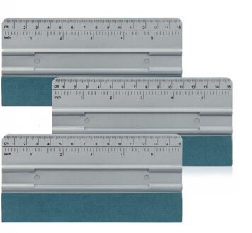 Foshio 3/5Pcs Raam Verven Suede Vilt Schraper Glas Wrapping Carbon Fiber Plastic Zuigmond Water Remover Wasstraat cleaner Tool 3stk