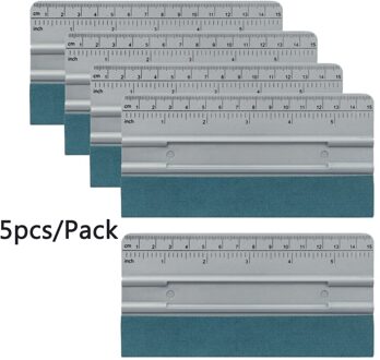 Foshio 3/5Pcs Raam Verven Suede Vilt Schraper Glas Wrapping Carbon Fiber Plastic Zuigmond Water Remover Wasstraat cleaner Tool 5stk