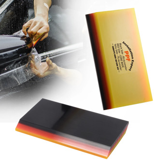 FOSHIO 3 Layer Soft Squeegee Carbon Fiber Sticker Remover Car Wrap Vinyl Film Install 2in1 Scraper Window Tint Car Cleaning Tool