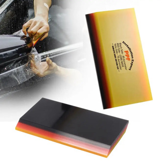 FOSHIO 30 Degree Soft PPF Rubber Squeegee Car Window Tint Protective Film Sticker Install Scraper Auto Cleaning Tool Water Wiper