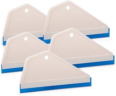 Foshio 5Pcs Huishoudelijke Reiniging Glas Schraper Water Ruitenwisser Raam Verven Voorruit Rubber Blade Zuigmond Vinyl Wrapping Car Tool type A