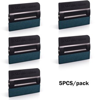 Foshio 5Pcs Window Tint Bondo Magneet Zuigmond Geen Kras Suède Schraper Vinyl Auto Wrap Carbon Fiber Film Wikkelen Installeren tool groen