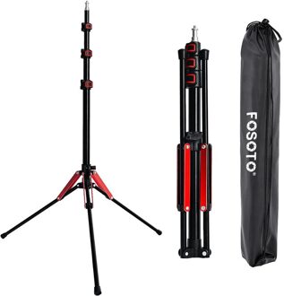 Fosoto Ft-195 Led Licht Statief Met 1/4 Schroef Draagtas Voor Foto Studio Fotografische Verlichting Flash Paraplu reflector Overigen