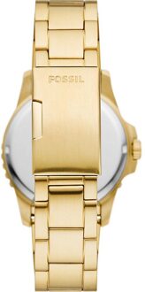 Fossil Fossil Blue Heren Horloge Goudkleurig FS6035