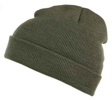 Fostex Commando Muts - heren - legergroen - one size - warm - acryl