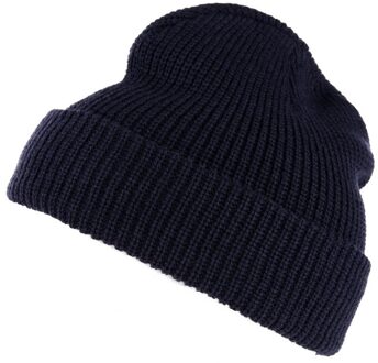 Fostex Leger muts - heren - donker blauw - one size - acryl - commando wintermutsen