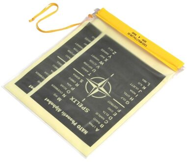 Fostex Waterproof documenten zak - PVC - met koord - 40 x 26 cm Multi