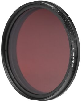 FOTGA 62mm Adjustable Infrared Filter IR Pass X-Ray Lens Filter Variable from 530nm to 750nm Compatible with Canon Nikon Sony DSLR Camera