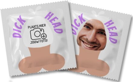 Foto Condoom -Dick Head Transparant - 53 (omtrek 11-11,5 cm)
