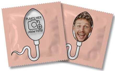 Foto Condoom - Sperma Cel Transparant - 53 (omtrek 11-11,5 cm)