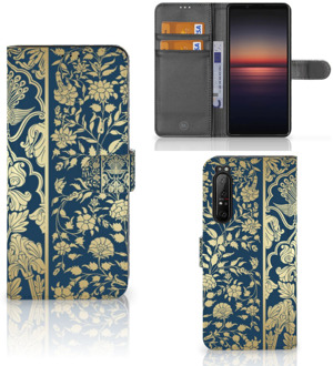 Foto hoesje Sony Xperia 1 II Telefoon Case Golden Flowers