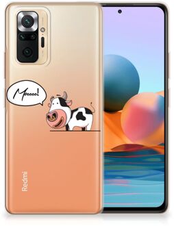 Foto hoesje Xiaomi Redmi Note 10 Pro Telefoon Hoesje Gepersonaliseerd Cadeau Cow