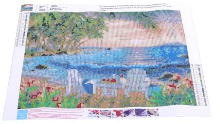 Foto kleur seaside Yuxia landschap 5d kruissteek diy diamant schilderij esthetische conceptie