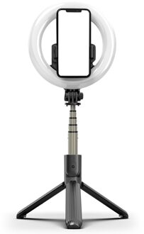 Foto Led Selfie Stok Ring Licht Invullen Dimbare Camera Telefoon Ring Lamp Met Stand Statief Voor Make Video Live Studio qj