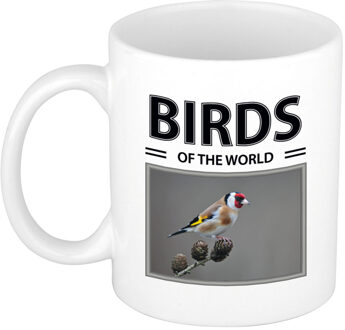 Foto mok Putter vogel beker - birds of the world cadeau Putters liefhebber - feest mokken Wit