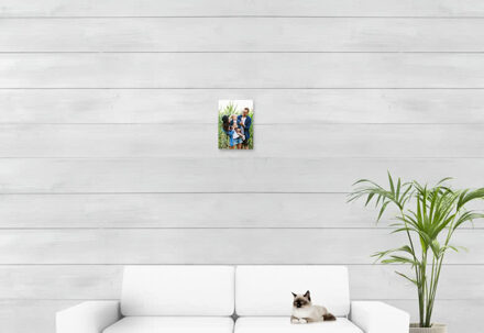 Foto op aluminium wit 20 x 30 cm